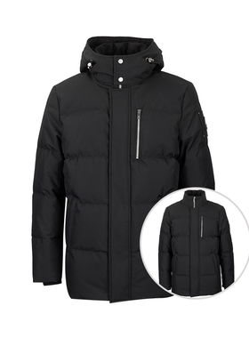 MOOSE KNUCKLES/慕瑟纳可男士剪刀标logo羽绒服男士冬季捡漏XY