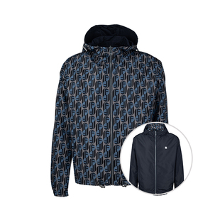 FENDI芬迪男士 两面穿连帽拉链侧袋夹克外套男2026年新品