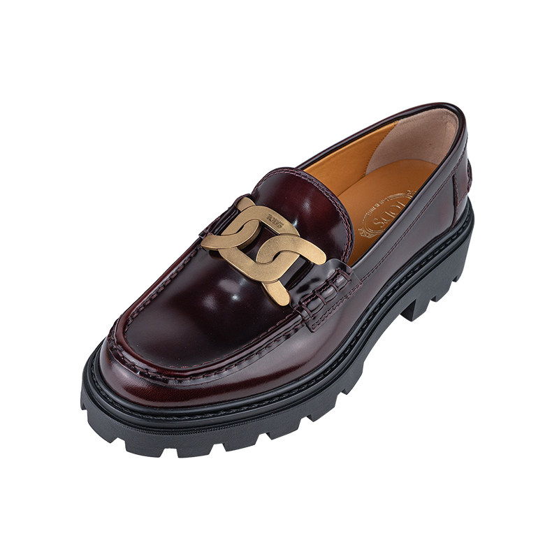 TOD&rsquo;S/�е�˹Ů�����ɫlogo����Ƥ�������ָ�ЬŮʿ���� 2419Ԫ