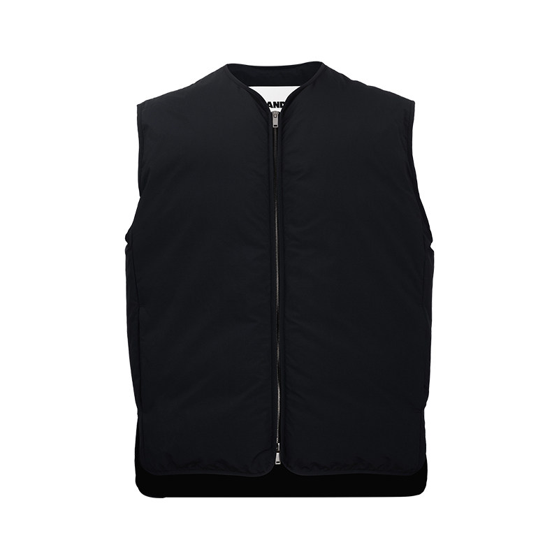 JILSANDER男士拉链马甲羽绒服