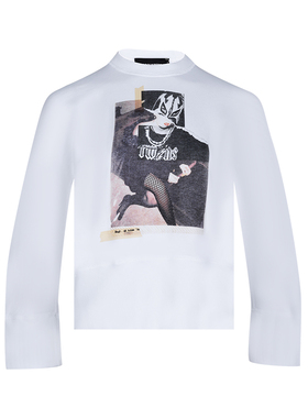 Dsquared2二次方印花休闲女士全棉圆领套头卫衣秋冬降价XY