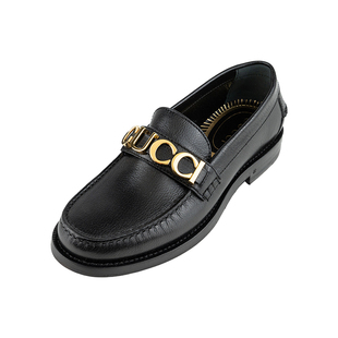 GUCCI古驰女士皮革时尚简约平底休闲单鞋女春秋精选