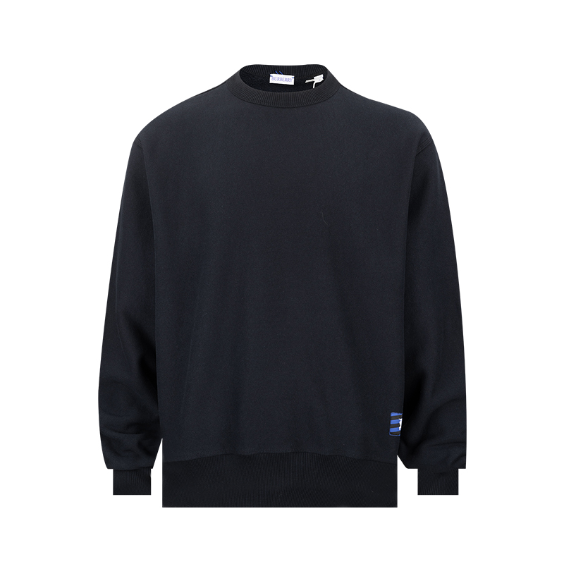 博柏利男士全棉休闲套头长袖卫衣