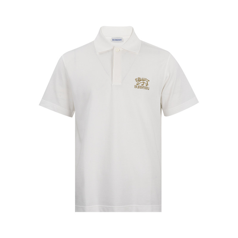 Burberry博柏利男士徽标刺绣短袖Polo衫男夏季2026年新品推广