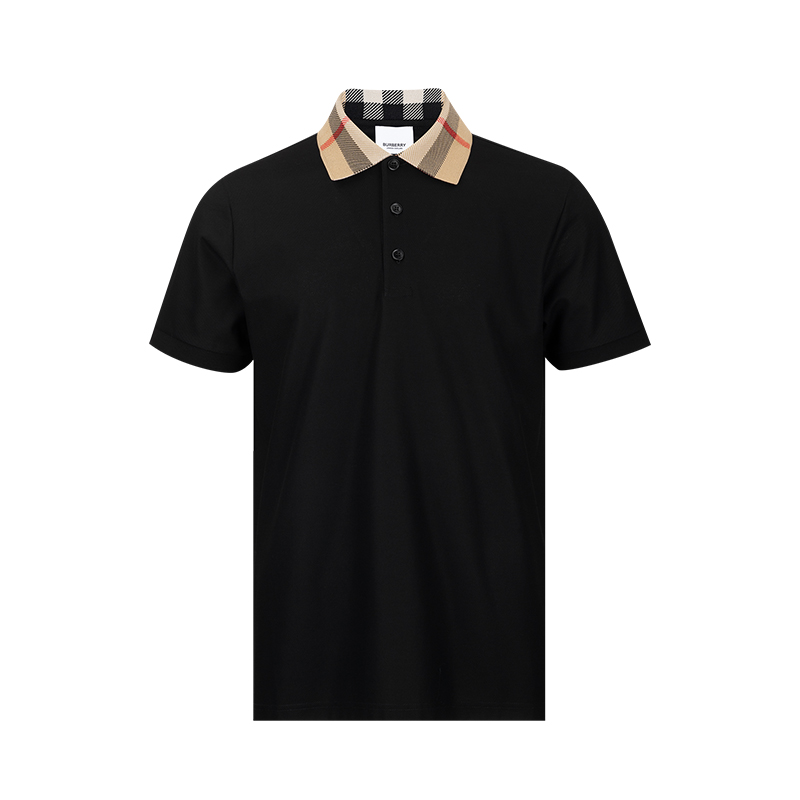 BURBERRY休闲全棉短袖POLO衫男