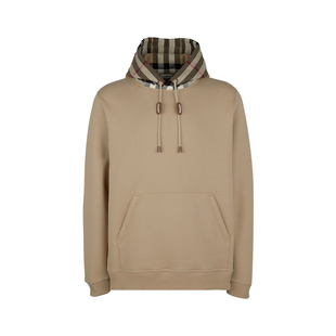 休闲棉质连帽卫衣男秋冬2026年新品 BURBERRY 博柏利男士