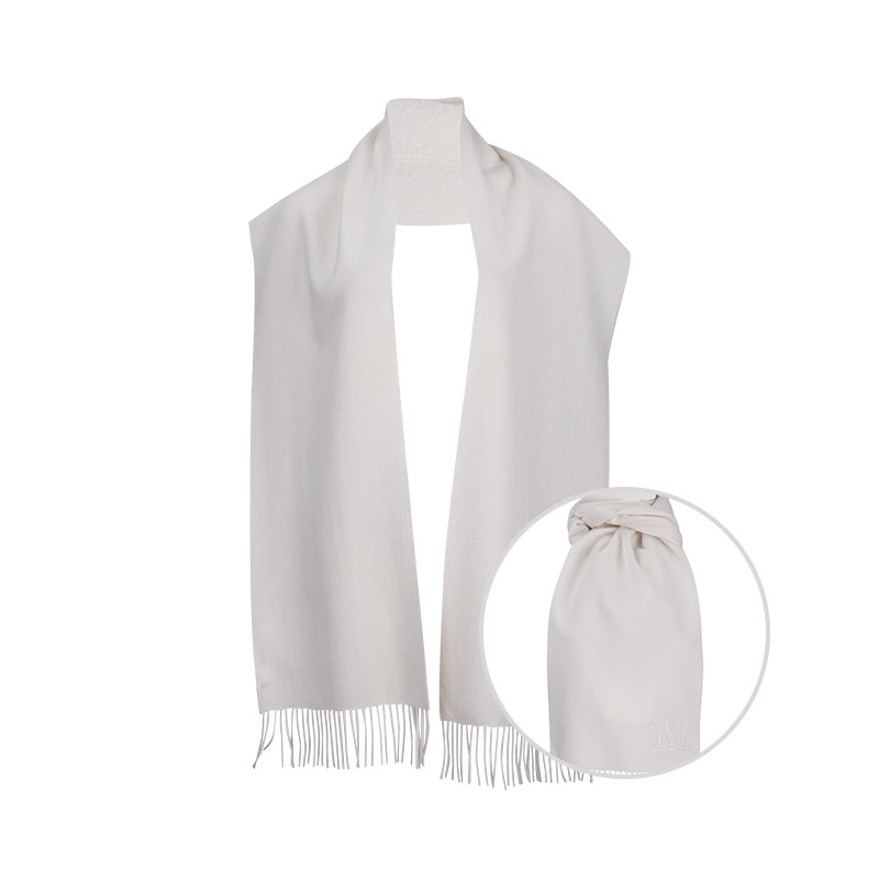 麦丝玛拉男女同款纯色羊绒围巾