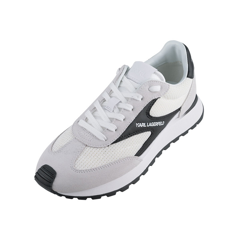 Karl Lagerfeld卡尔·拉格斐男士圆头系带低帮休闲鞋男推选