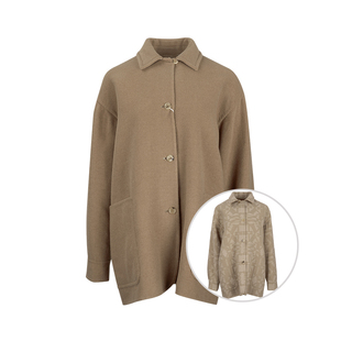 双面外套女秋冬 领长袖 Armani 阿玛尼MaxMara麦丝玛拉女士衬衫