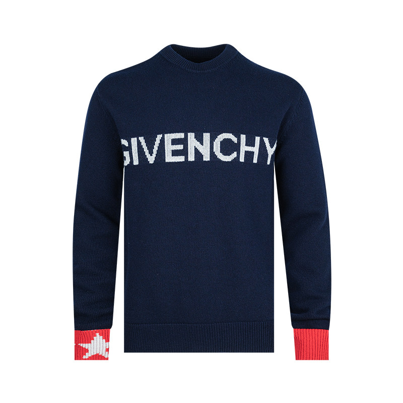 Givenchy/纪梵希男士字母logo针织衫羊毛衫男秋冬新款XY