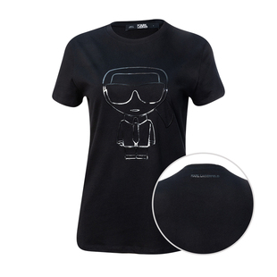 T恤春夏降价XY 老佛爷休闲女士全棉圆领短袖 Karl Lagerfeld时尚