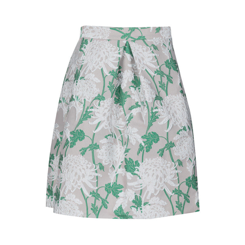 PAROSH图案拉链半身裙短裙女士春夏降价XY