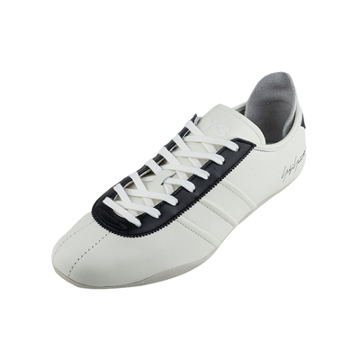Y-3男士皮革舒适系带生活休闲鞋