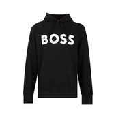 Hugo 秋冬推广XY logo全棉连帽套头卫衣男士 Boss雨果 博斯男经典