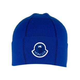 推选 纯色设计羊毛休闲绒线帽男女新款 Moncler 盟可睐男女同款