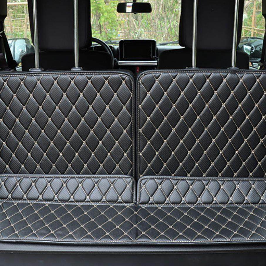 2018+新款吉姆尼 Sierra适用 吉姆尼PU皮革后备箱尾箱垫 米色缝线