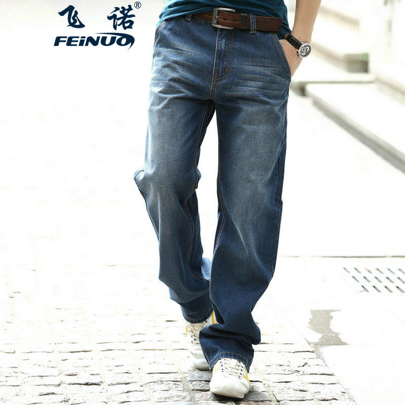 Jeans pour grands chantiers droite en vrac en coton pour automne - Ref 1464875 Image 3