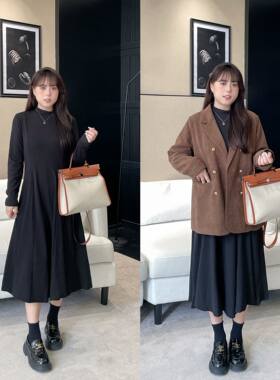 慕翎大码女装2025秋冬新款加厚韩版宽松显瘦百搭休闲外套女小香风