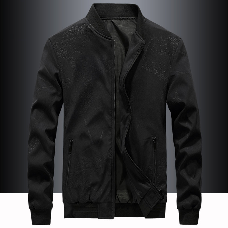 休闲外套男春秋装薄款韩版潮流棒球服百搭上衣宽松运动夹克