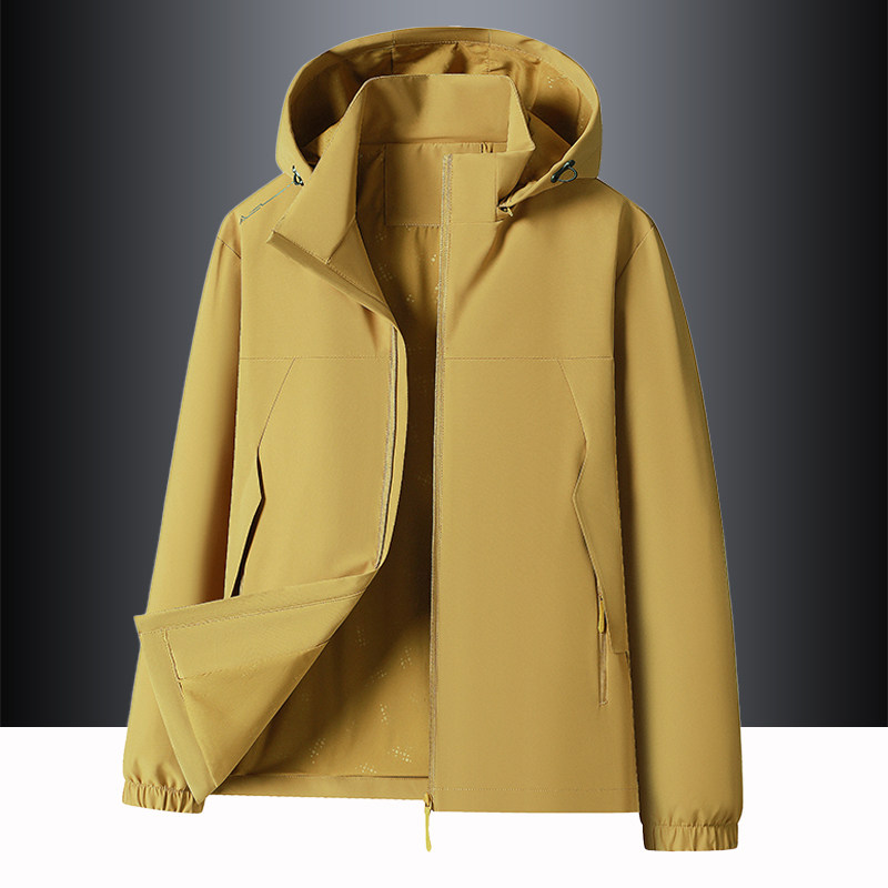 户外软壳衣男春秋季单层冲锋衣外套大码防风防水登山连帽运动夹克,男装,夹克,淘宝优惠券,粉丝福利购,淘宝优惠卷