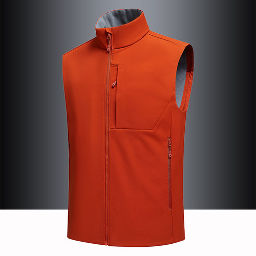 加绒马甲男秋冬季加厚保暖马夹