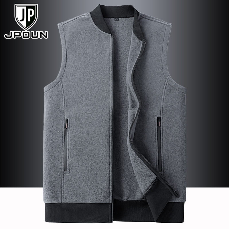 摇粒绒马甲男款秋冬保暖抓绒外套