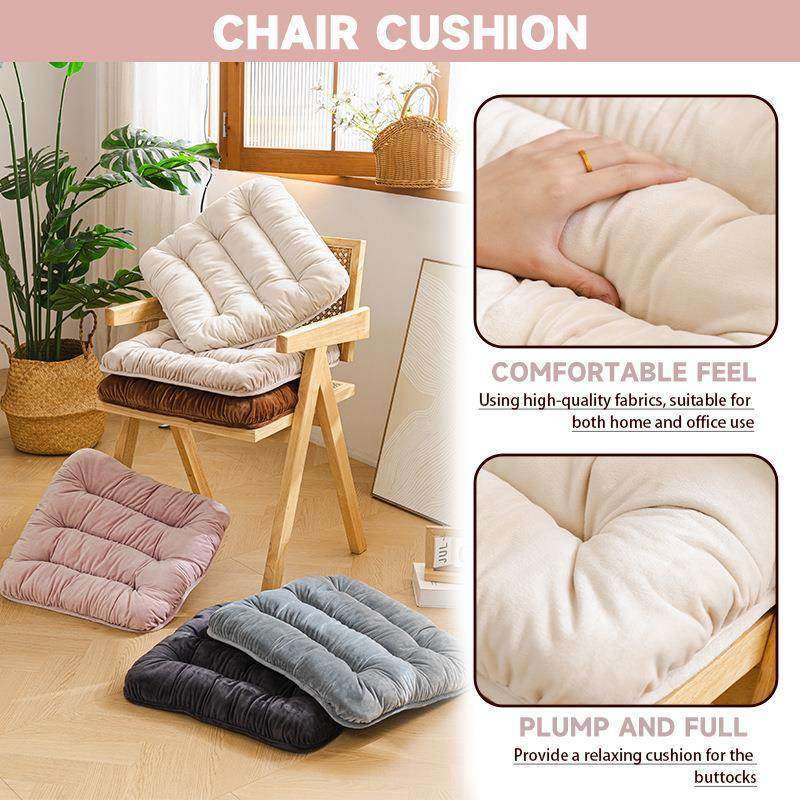 跨境加厚椅子垫冬毛绒坐垫方形2026新款防滑家用地上防屁股疼,居家布艺,沙发垫,淘宝优惠券,粉丝福利购,淘宝优惠卷