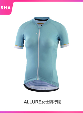 KATUSHA  瑞士女性女士春夏短袖骑行服 ALLURE 水蓝色