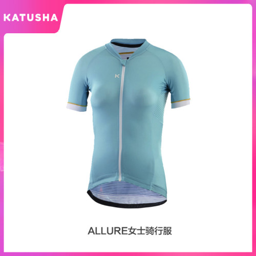 katusha女性女士春夏短袖骑行服