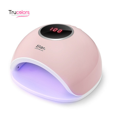 72W Nail Dryer Nail LED UV Lamp Manicure Gel Polish Dryer