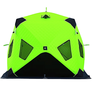 冰钓帐篷冬钓帐篷户外野营装备加厚加棉冬季保暖防寒防风钓鱼屋