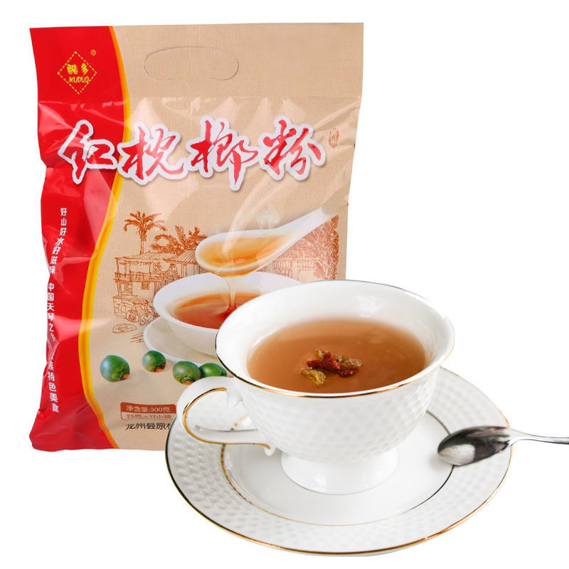 红桄榔粉广西龙州特产300克12小袋酷多龙州县原林食品厂包邮