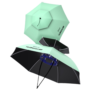 渔之源伞帽防晒伞头顶帽子头戴伞帽大号折叠钓鱼采茶伞帽防晒雨伞