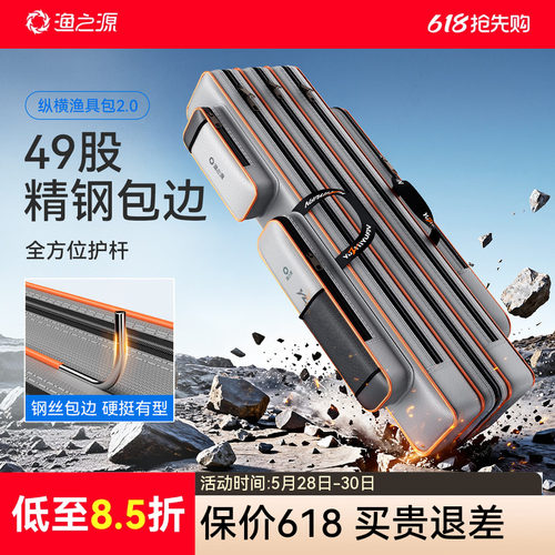 【2026新款】钢丝包边大承重竿包