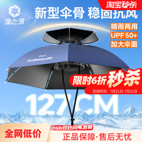 漁之源傘帽頭戴式防曬晴雨兩用