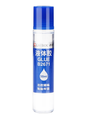 6支齐心透明液体胶水做儿童文具