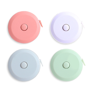 小卷尺迷你皮尺软尺米尺多功能高精度2m米可爱量三围腰围胸围软尺子量衣布尺家用服装裁缝随身婴儿宝宝量身高