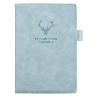 2本超厚B5皮面本子大笔记本子加大记事本360页日记本高档商务工作会议记录办公人士用大学生简约ins文艺精致