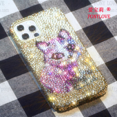 16奥地利水晶pro水钻14镶钻max苹果15手机壳适用iphone定制订做17