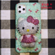 16适用iphone苹果15手机壳17镶钻pro水钻KT卡max通hello猫kitty闪