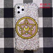 水钻mini镶钻14苹果15手机壳17闪Pro手工diy适用iphone16小樱max