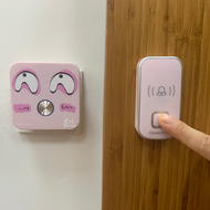 pin chuông cửa Chuông cửa không dây tại nhà Chuông cửa thông minh siêu dài điều khiển từ xa điện tử âm lượng lớn dễ thương âm nhạc sáng tạo một đến hai pin chuông cửa không dây chuông báo không dây