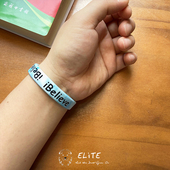 高考学生励志手环 Believe自信自勉户外拓展道具杜兰特幸运腕带