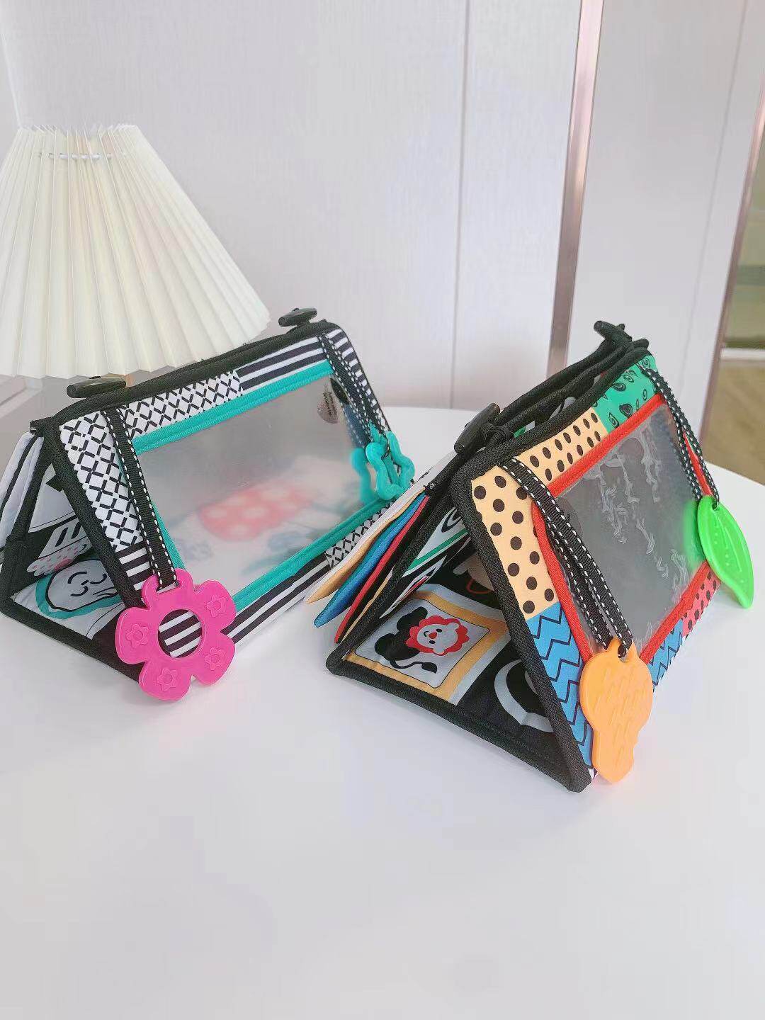 婴儿自我认知黑白安全镜宝宝汽车