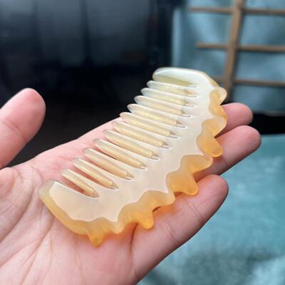 遇角轩羊角梳多功能防脱发按摩梳