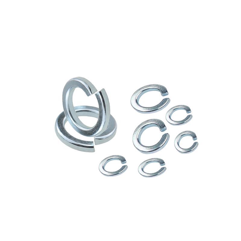 8级高强度弹垫 蓝白锌 M6~M36镀锌开口弹垫国标垫圈