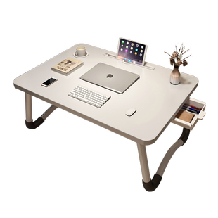 可折叠床上桌大学生宿舍学习阅读看书笔记本电脑桌家用卧室飘窗坑几懒人支架儿童小桌吃饭餐小桌板课桌膝上桌