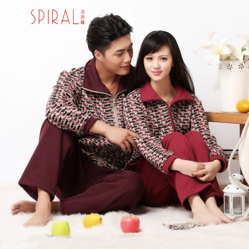 司派罗秋冬情侣睡衣休闲加厚两件套男女休闲家居服秋季可外穿厚,女士内衣/男士内衣/家居服,睡衣/家居服套装,淘宝优惠券,粉丝福利购,淘宝优惠卷