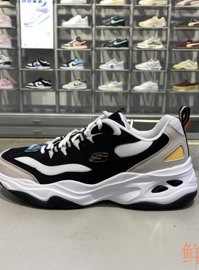 正品斯凯奇Skechers男款拼接百搭秋季新款运动休闲熊猫鞋237226