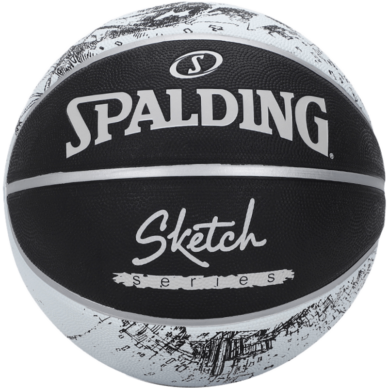 spalding斯伯丁 素描系列 篮球运动训练室内外7号篮球84-447y